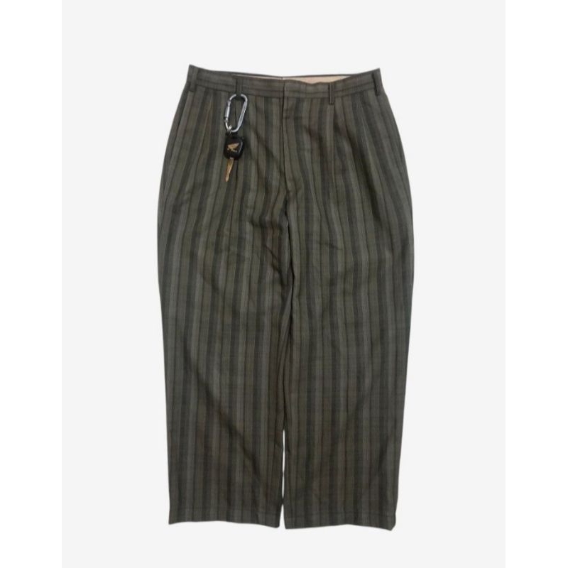 Vintage Green Plaid Trousers pants