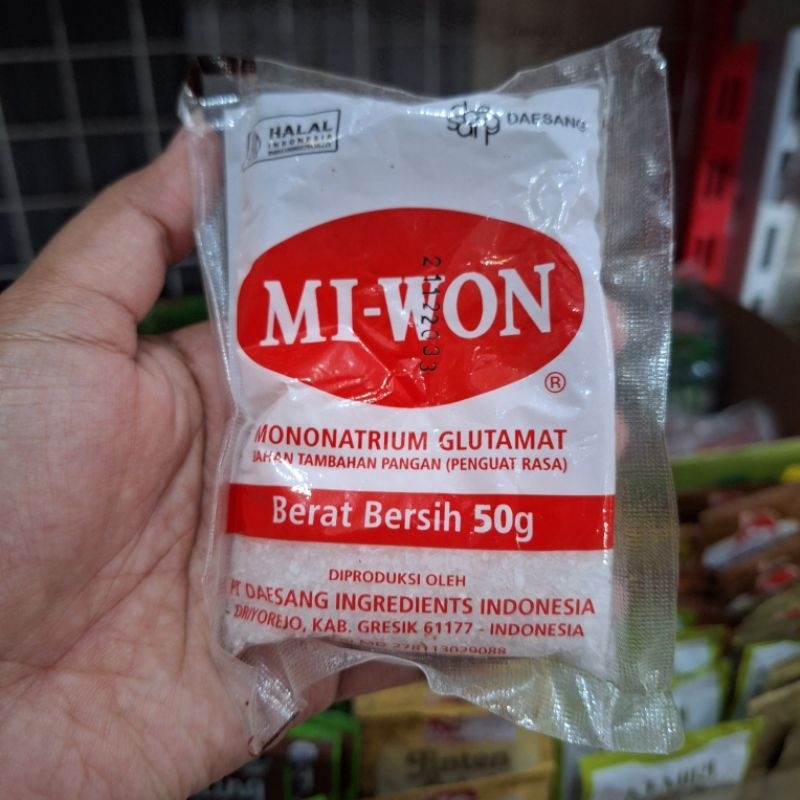 

Masakan Mi Won Bahan Tambahan Pangan (Penguat Rasa) 50g
