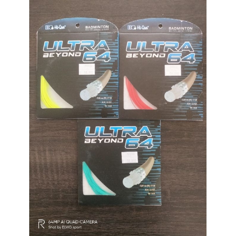 Senar Badminton Hiqua Ultra Beyond 64 Original