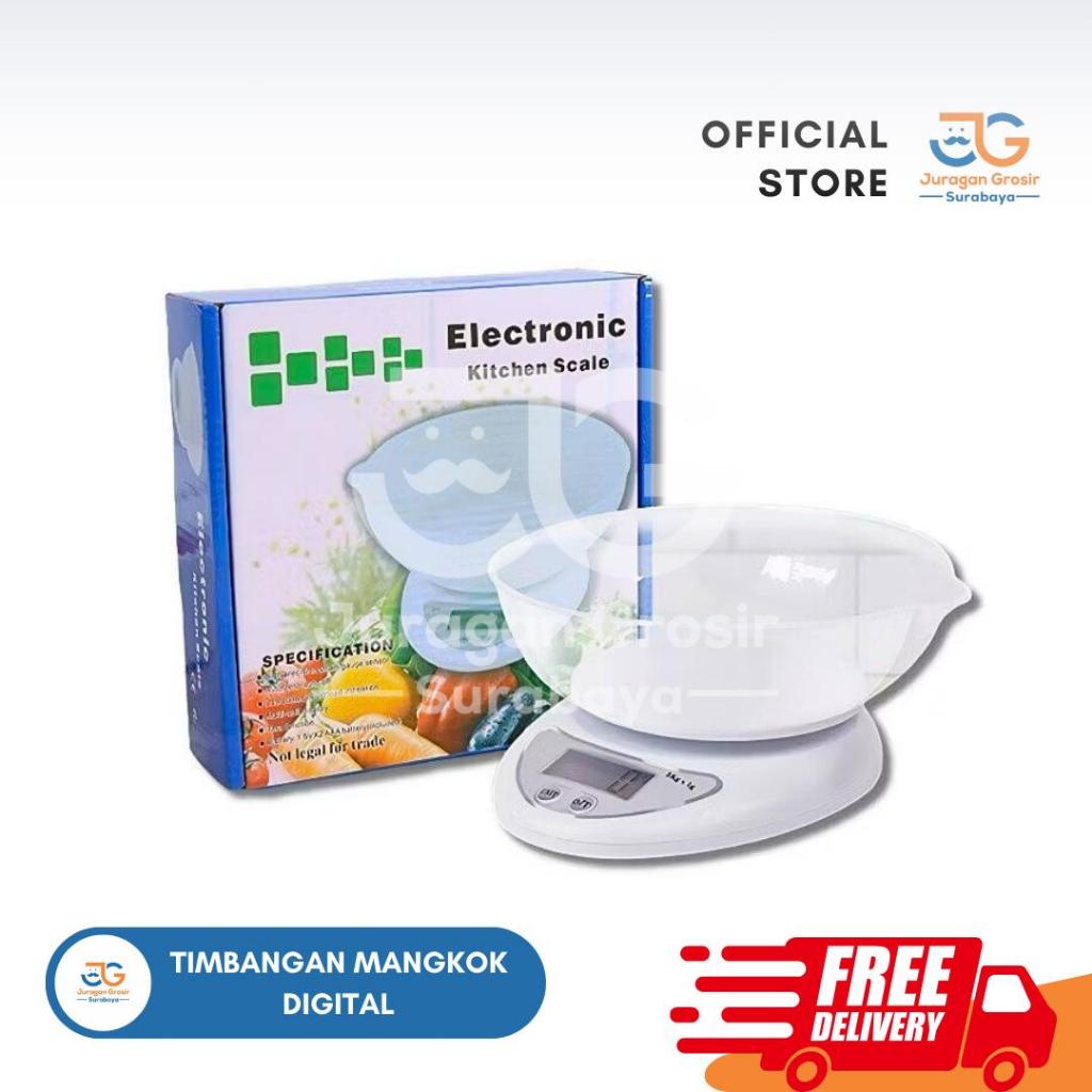 (JGS) Timbangan Mangkok Digital / Timbangan Kue Digital / Timbangan Mangkok + Batrai