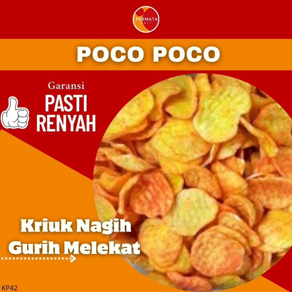 

Kerupuk poco-poco balado/cemilan kerupuk poco-poco/snack kerupuk poco-poco balado