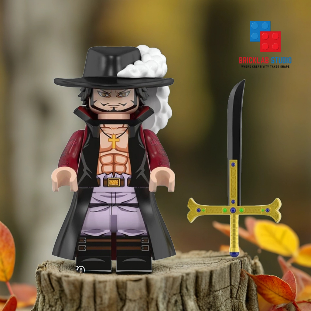 act Minifure dan Gantungan Kunci One Piece Dracule Mihawk, Buggy, Trafalgar D. Law, Sir (WM6190)