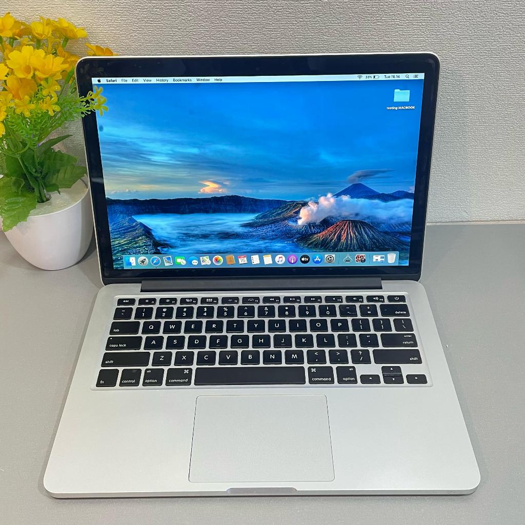 [PROMO] Macbook pro retina 2014 13 inch core i5 ram 8gb ssd 256gb second bergaransi original mulus