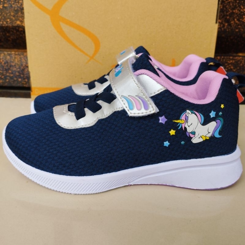 Sepatu Ando Sleepycorn Biru Tua Ungu Muda Navy Lilac