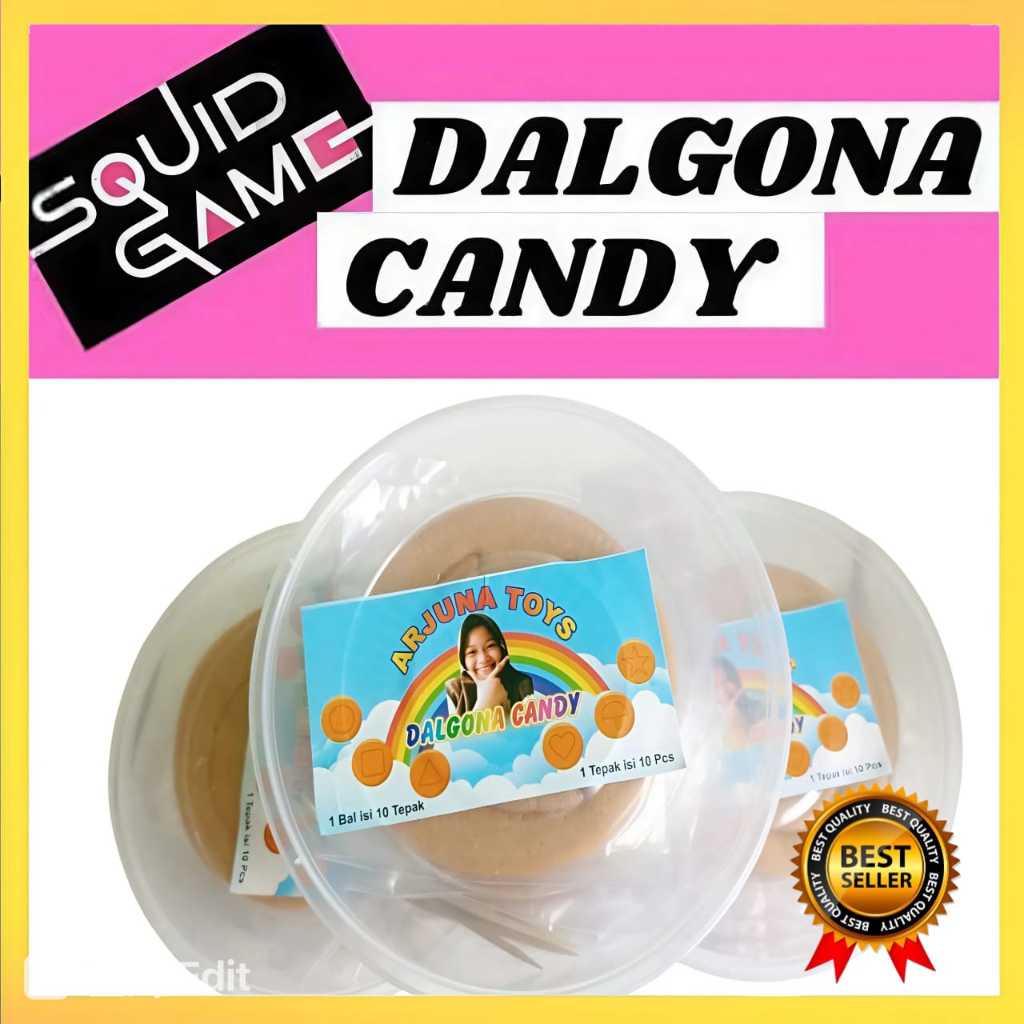 

Permen dalgona candy 1 box isi 10 pcs