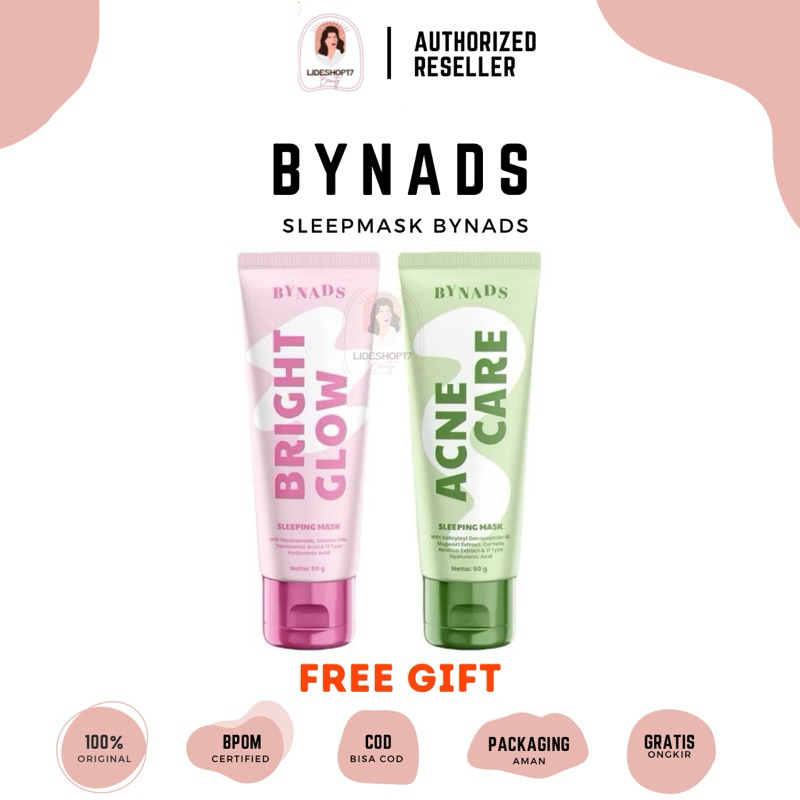 BYNADS SLEEPING MASK | BRIGHT SLEEPING MASK | ACNE CARE SLEEPING MASK BYNADS
