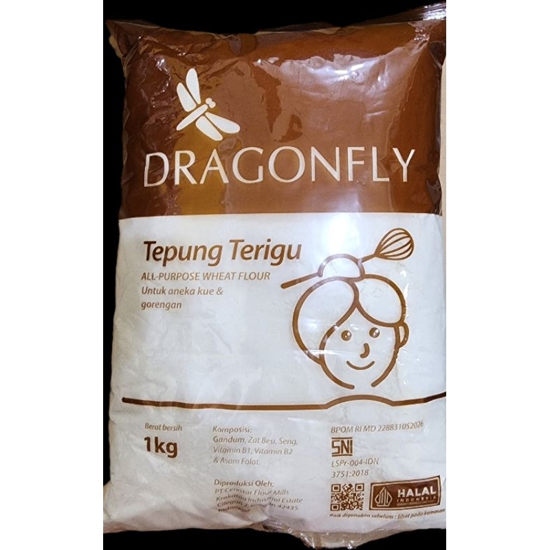 

Tepung Terigu Dragonfly - 1kg