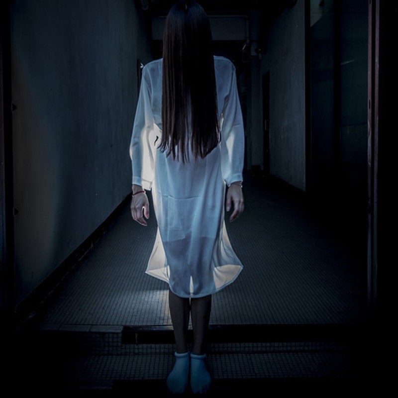 Kostum Kuntilanak Sadako Paku Wig Baju Hantu Kuntilanak Hallowen