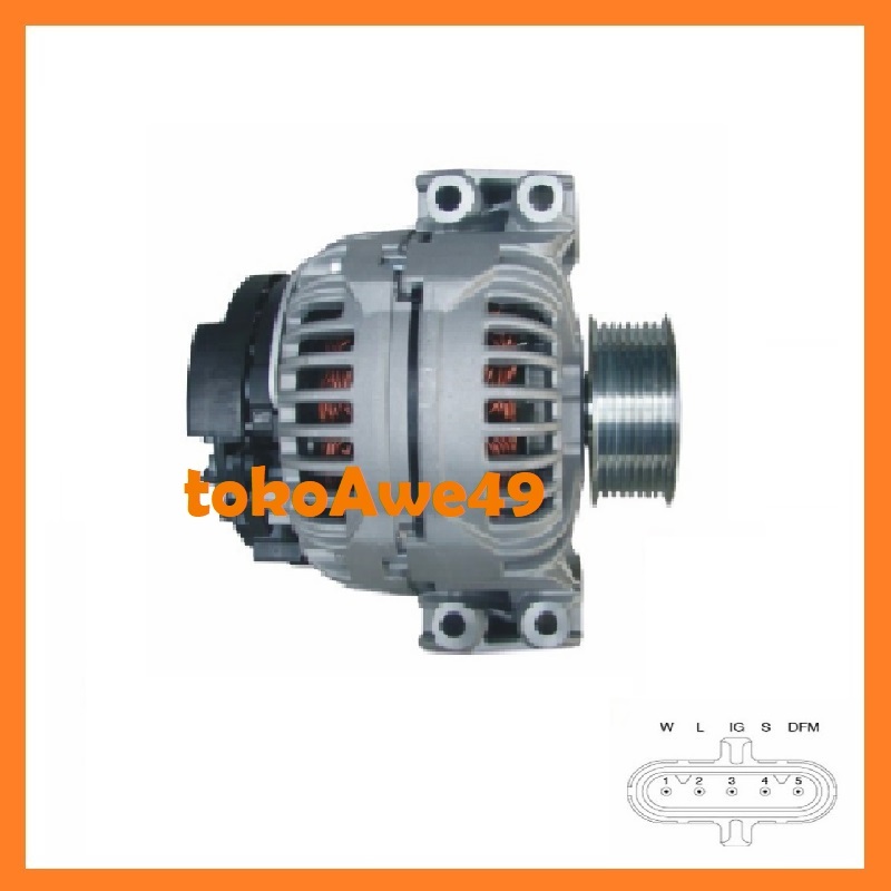 DINAMO AMPERE ALTERNATOR SCANIA TRUCK F113 R260 BUS K114 P8 110A