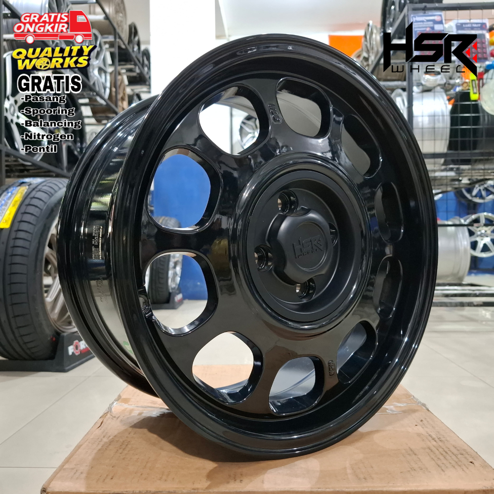 Velg Racing Mobil Mazda2, City, Ignis, Ring 16 Lebar 7 Velg HSR Wheel KLG