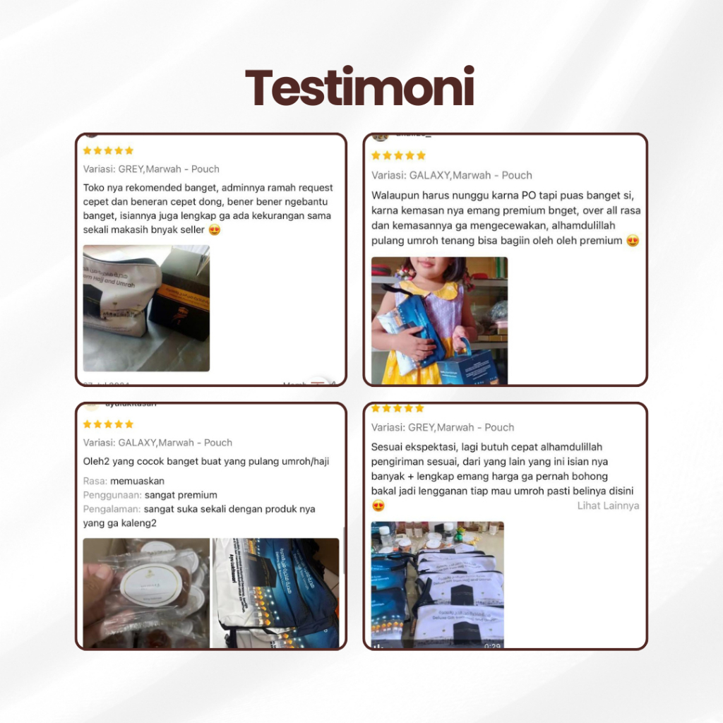 

G&C King Salman - Oleh-Oleh Haji & Umroh MARWAH Pouch Non-Custom