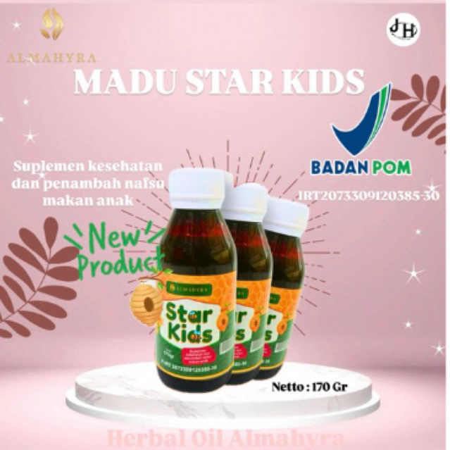 

ALMAHYRA STAR KIDS MADU (Suplemen Kesehatan Anak)