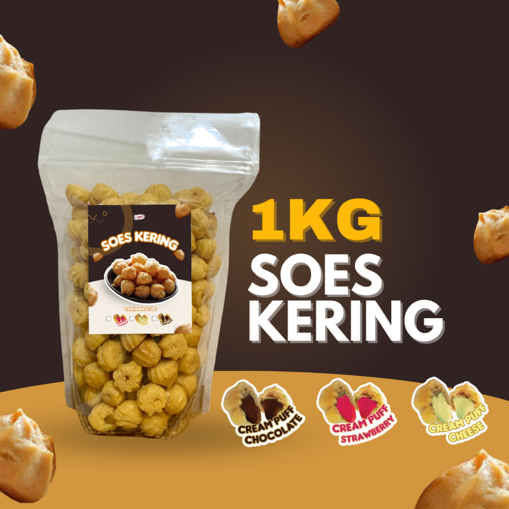 

Sus Kering Varian Rasa Coklat Kemasan 1kg Emmh Snack