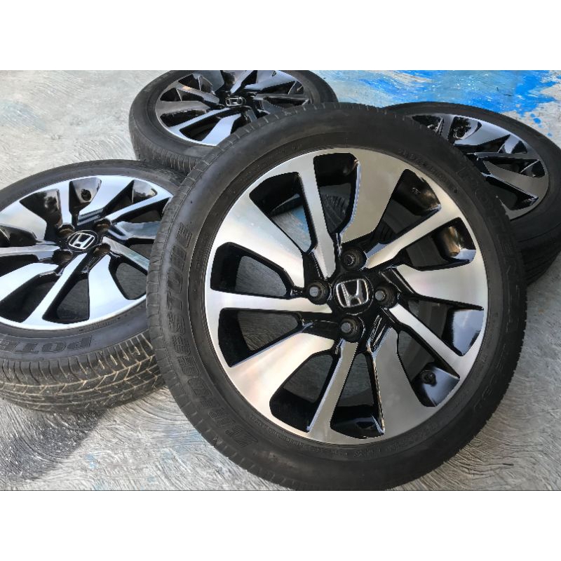 1 set velg+ ban (4 biji) brio RS ring 15 pcd 4*100