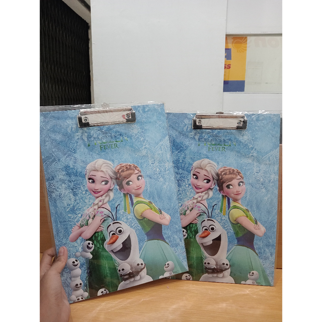 

PAPAN UJIAN FROZEN / PAPAN ALAS KERTAS TULIS KARAKTER FROZEN