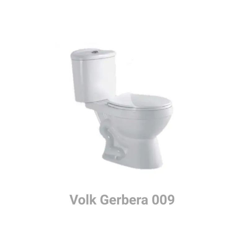 Kloset Duduk Tabung Siram Otomatis Dua Tombol