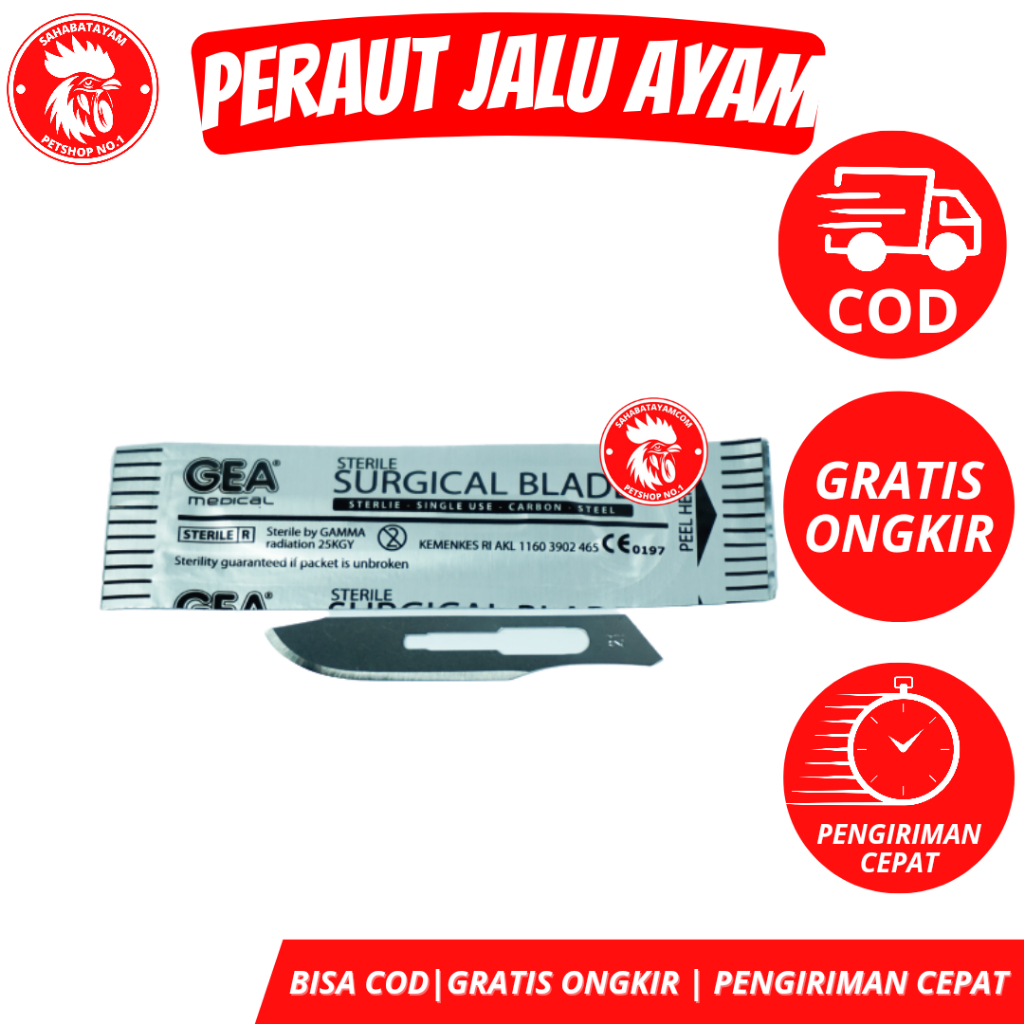 Pisau Raut Jalu Ayam Peraut Taji Ayam