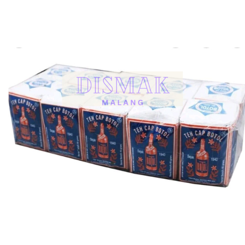 

Teh Cap Botol biru 10 x 40 gram