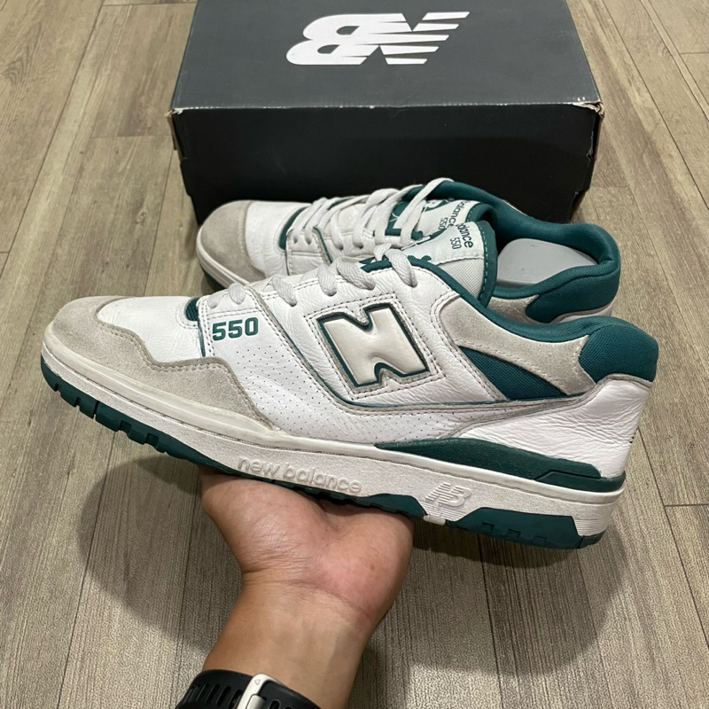 New Balance 550 White Green #M725