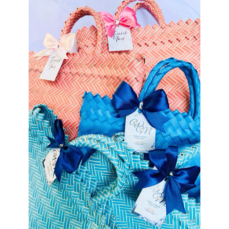 

Pita hangtag souvenir ukuran 4x6 (1 pack isi 50pcs) | sudah include kartu souvenir