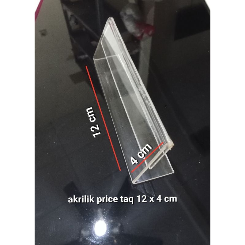 

akrilik price taq uk 12 x 4 cm model L landscape tebal 2 mm
