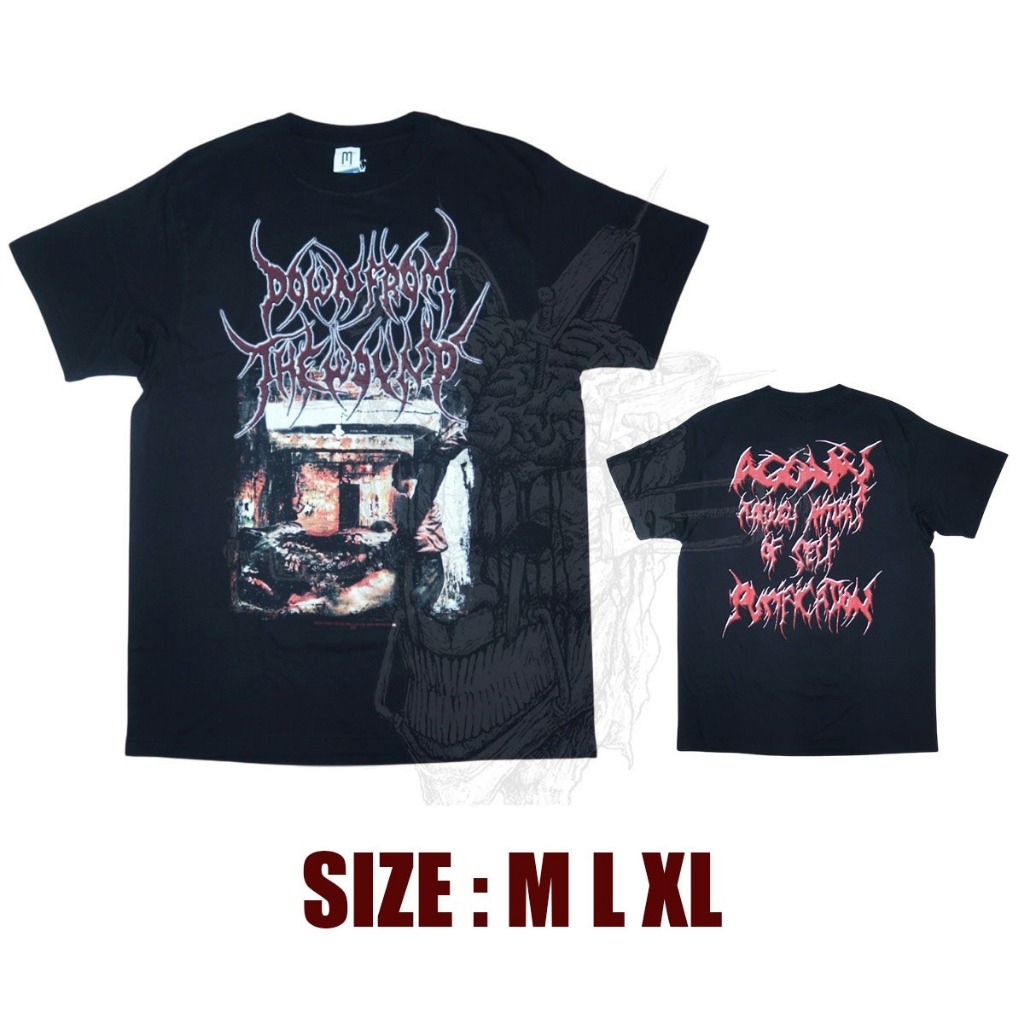 TSHIRT - DOWN FROM THE WOUND - Agony Through Rituals Of Self Purification