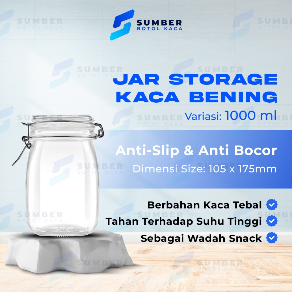 Hermetico Jar 1000ml / Jar Kait