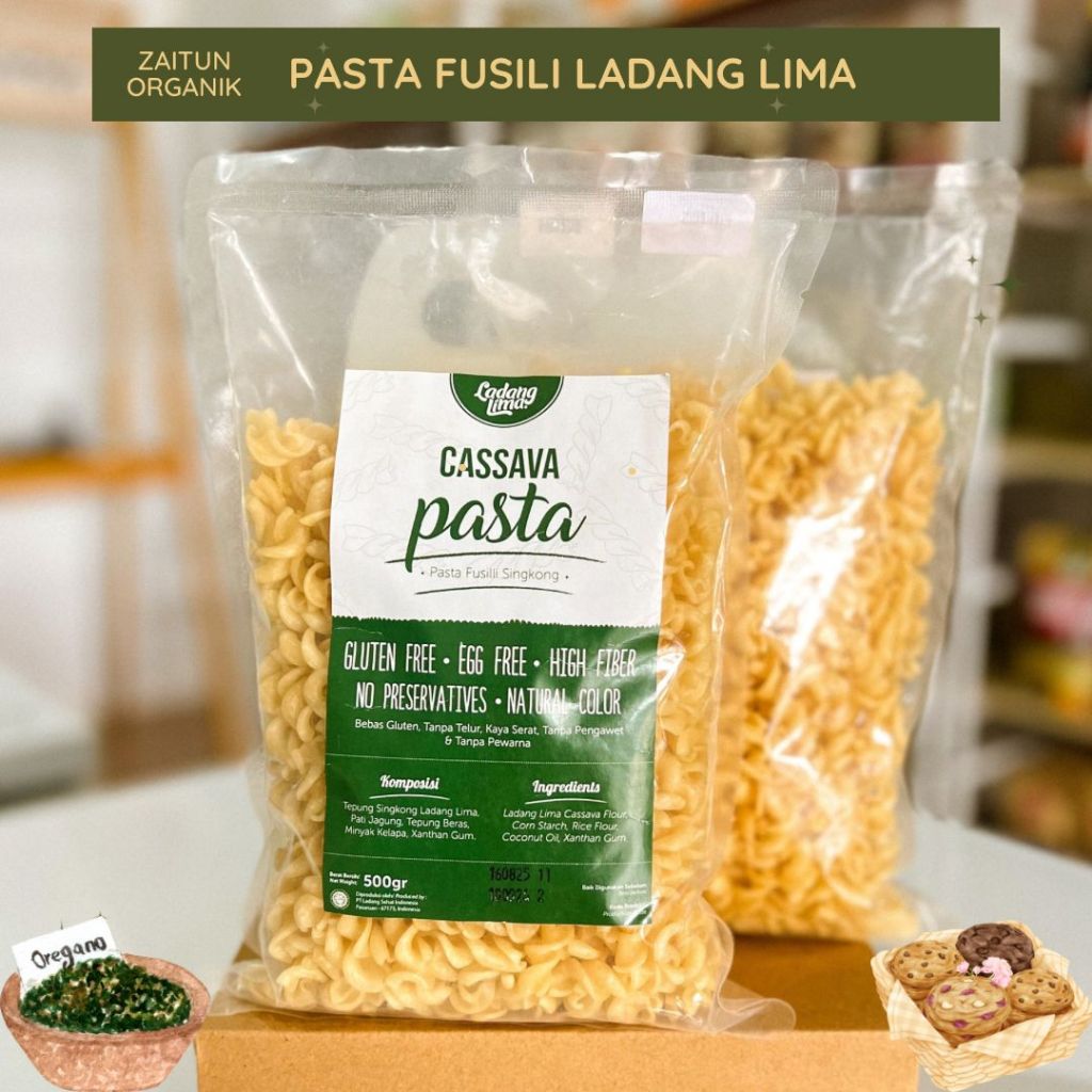 

Pasta Fussili Gluten free | Pasta Gluten Free | Tanpa Msg | Tanpa Telur | Kaya Serat | Gluten Free | 500 gr | Ladang Lima