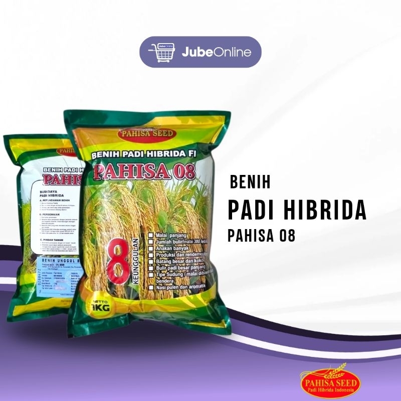 Benih Padi Hibrida Pahisa 08 - 1Kg