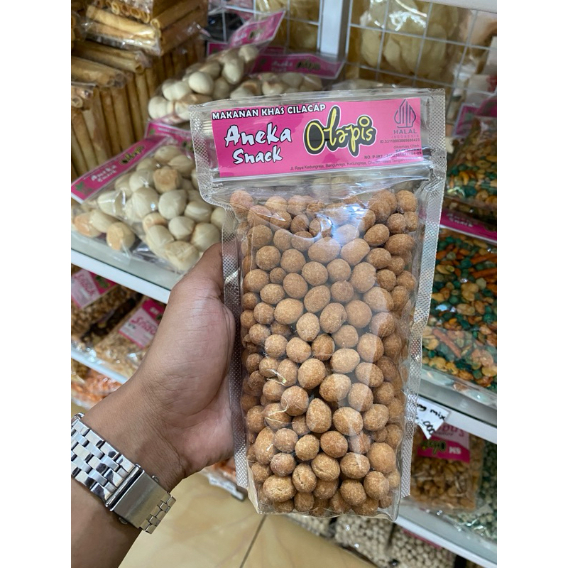 

(Oleholeh.id) Kacang telor pounch makanan cemilan khas Cilacap