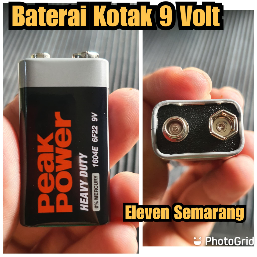 1 pcs Baterai Kotak 9V Batre Kotak 9 Volt batre 9v batre kotak baterai 9 voltase