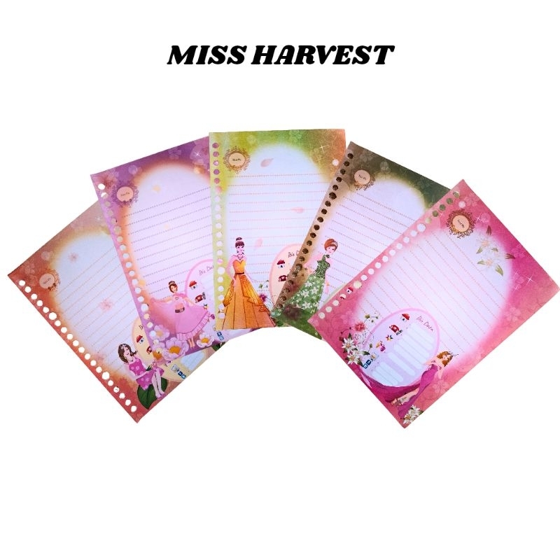 

[harga per-lembar & bundle] KOLEKSI ISI BINDER LOOSE LEAF A5 KARAKTER HARVEST & NON-HARVEST [MISS HARVEST, MISS EXTRAVAGANZA, MISS UNIVERSE, PRINCESS]