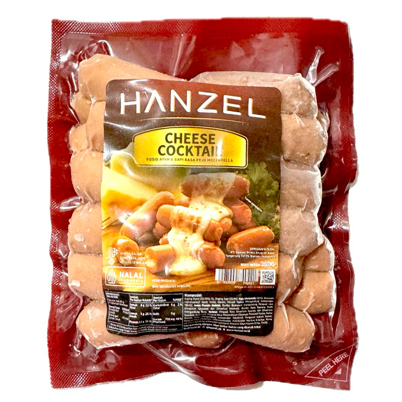 

Hanzel Sosis Sapi Cheese Cocktail 360g