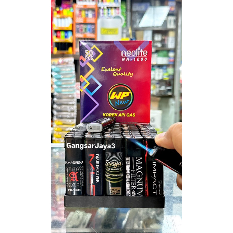 korek bara Torch Neolite 50pcs bisa isi ulang