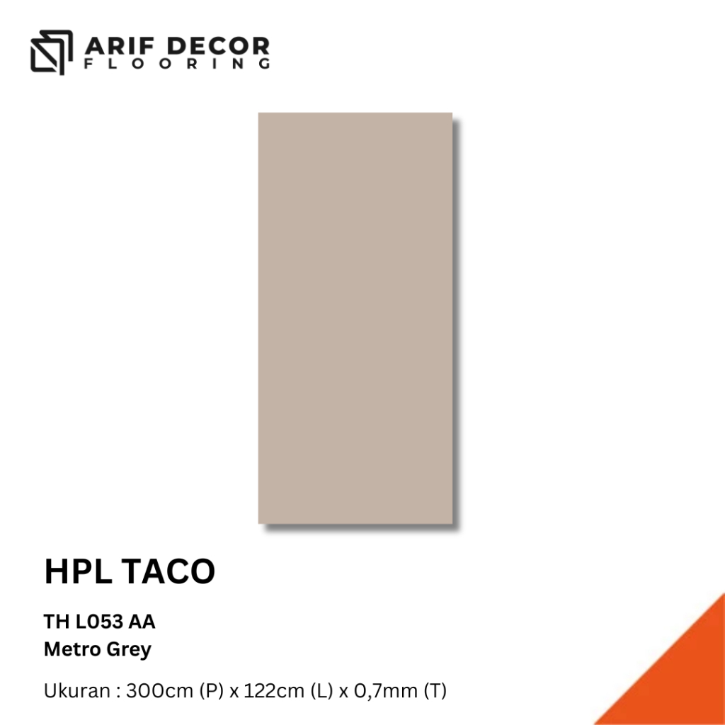 HPL TACO TH L053 AA / TH L7104 AC / TH L7103 AC / TH L224 AC / TH L223 AC / TH L222 AC Panjang 300cm