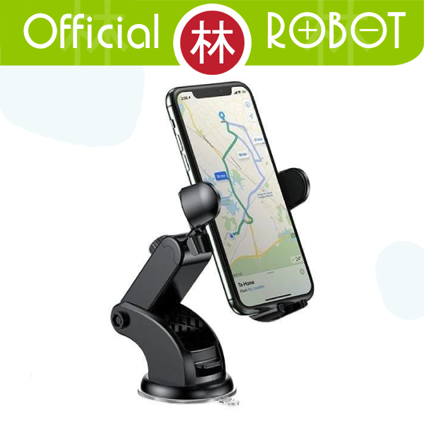 Robot RT-CH11S Car Holder Suction Cup & Spring Lock Washable Car Stent