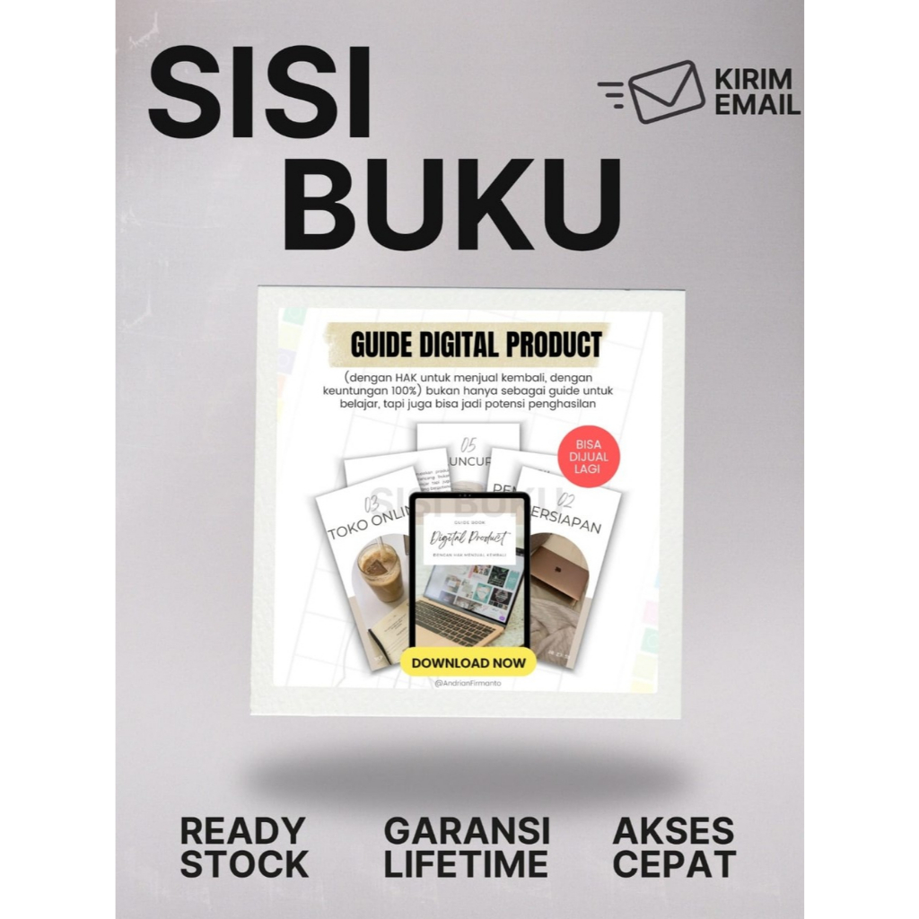 

[T-79] Guide Digital Product by digitalfaceless (Dengan HAK MENJUAL KEMBALI, KEUNTUNGAN 100%)