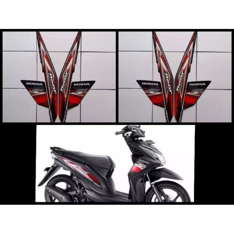setiker LIS BODI motor Honda beat fi 2014 hitam