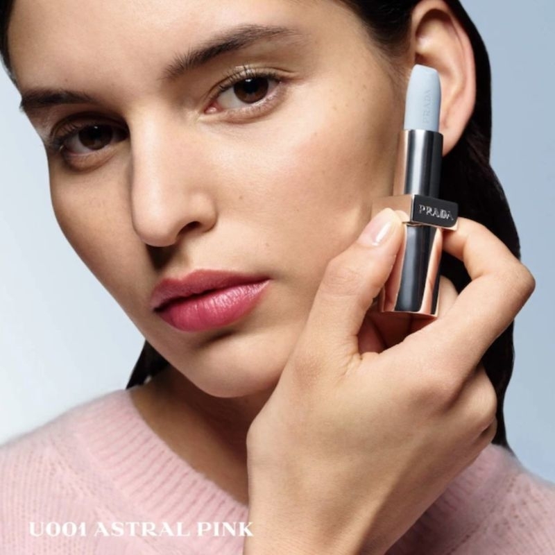 [PO KR] Prada Beauty Hydrating Lip Balm | Color Changing Prada Lip Balm U001 Astral Pink Blue Biru