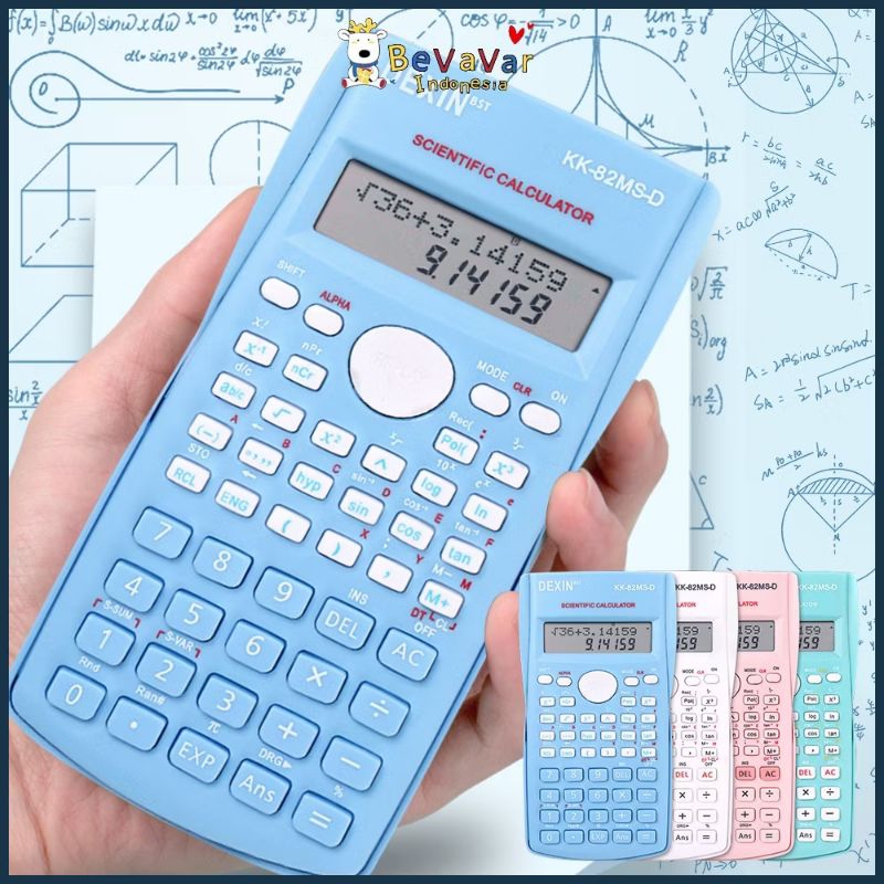 

Kalkulator DEXIN Sekolah Scientific 82MS - Calculator Ujian Sin Cos Tan Function 240+