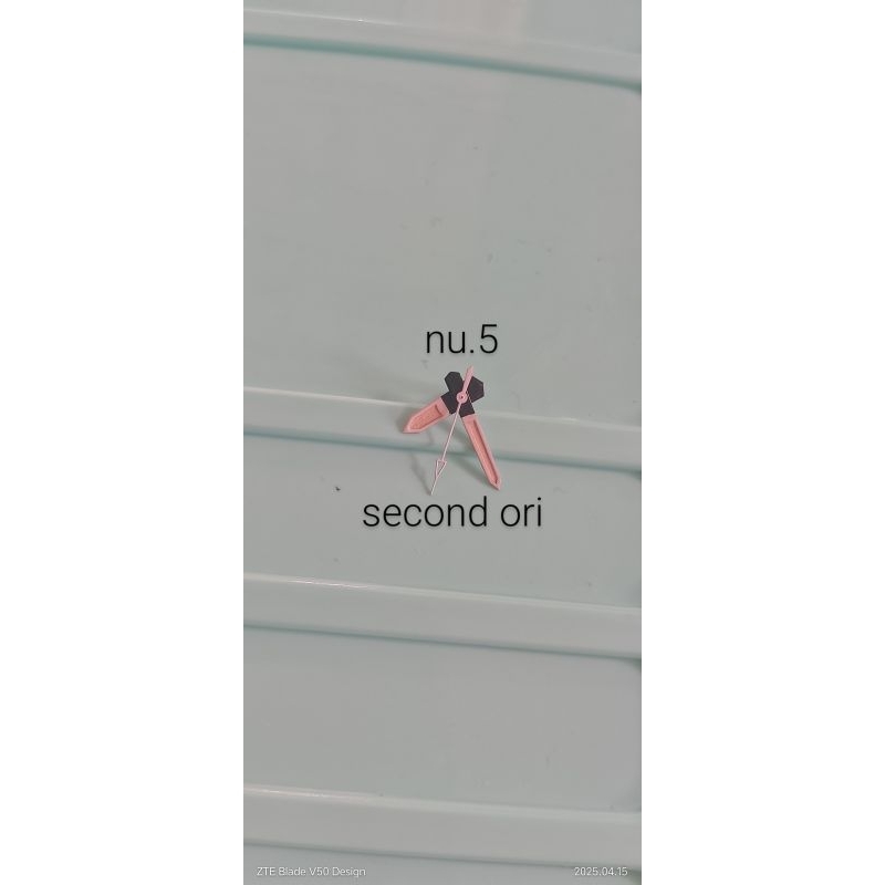 jarum arloji Casio second ori no 5