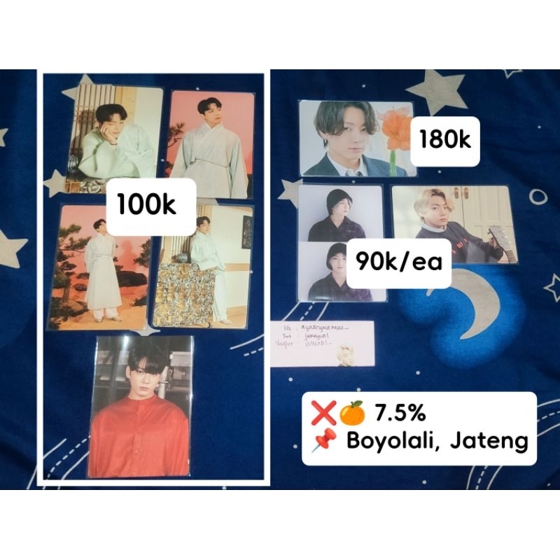 [OFFICIAL] [MPC] JUNGKOOK BTS || Mini Photocard Jungkook Dalmajung Bundle Mots On:e, Jungkook Film V