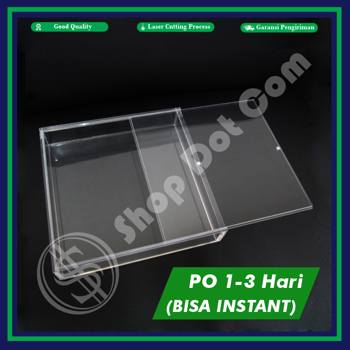 

Acrylic / Akrilik 2mm Box Sliding (50cm x 40cm x 10cm)