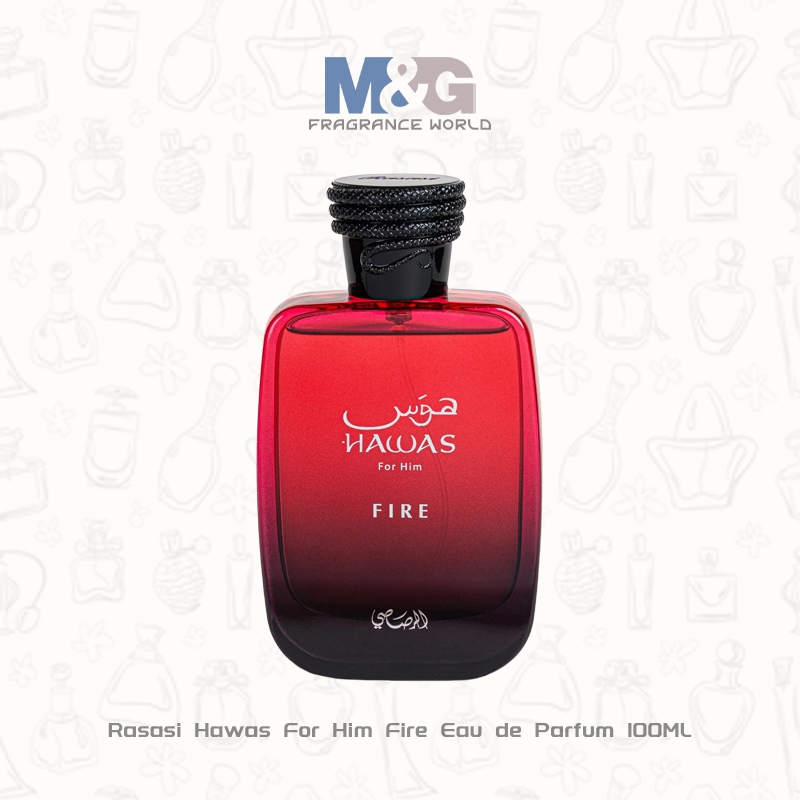 Rasasi Hawas For Him Fire Eau de Parfum 100ML, Rasasi Official Store, Rasasi Hawas Fire Parfum, Rasa