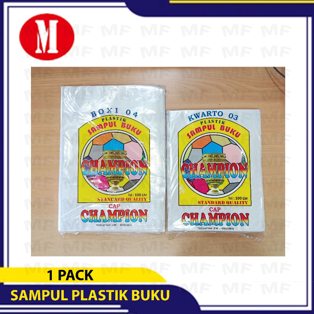 

Sampul Plastik Buku Tulis campion 1 pack