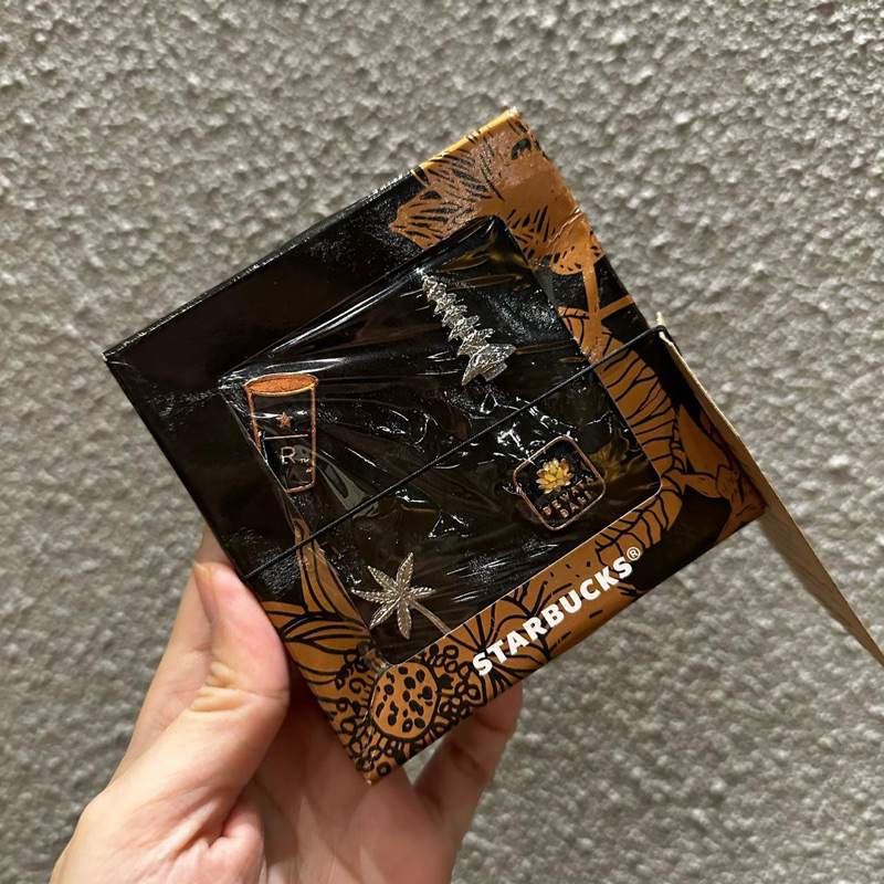 Starbucks Reserve Bali Pin Enamel Set Of 4 In Exclusive Box