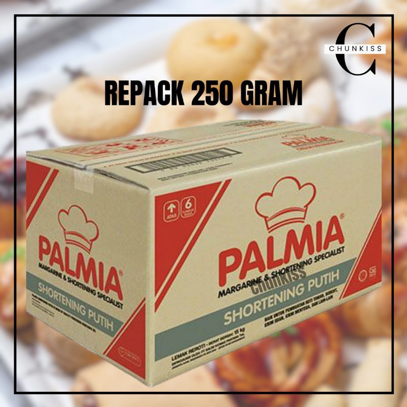 

250 GRAM - PALMIA SHORTENING PUTIH MARGARIN TAWAR - KEMASAN REPACK