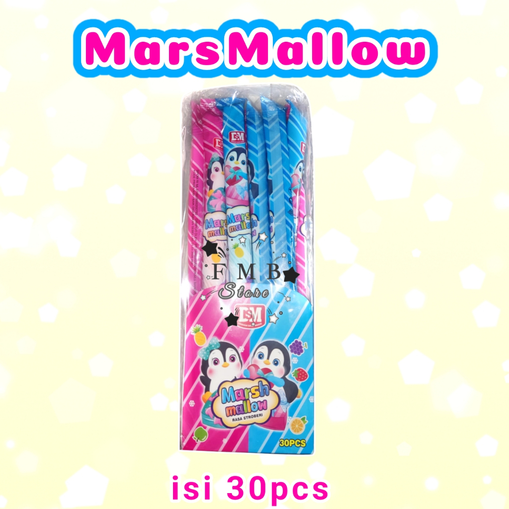 

Ay00! DSM Marsmallow Panjang Kepang Isi 30pcs Manis