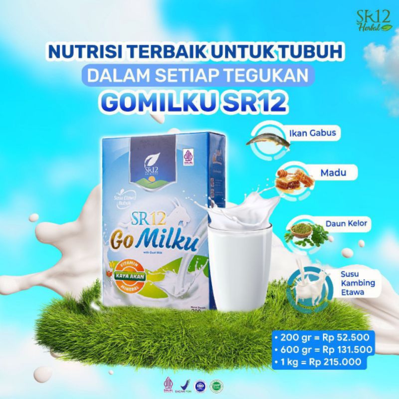 

Go Milku SR12 Halal Susu Kambing Etawa Premium Meningkatkan Kesehatan Imun Aman Bumil Busui