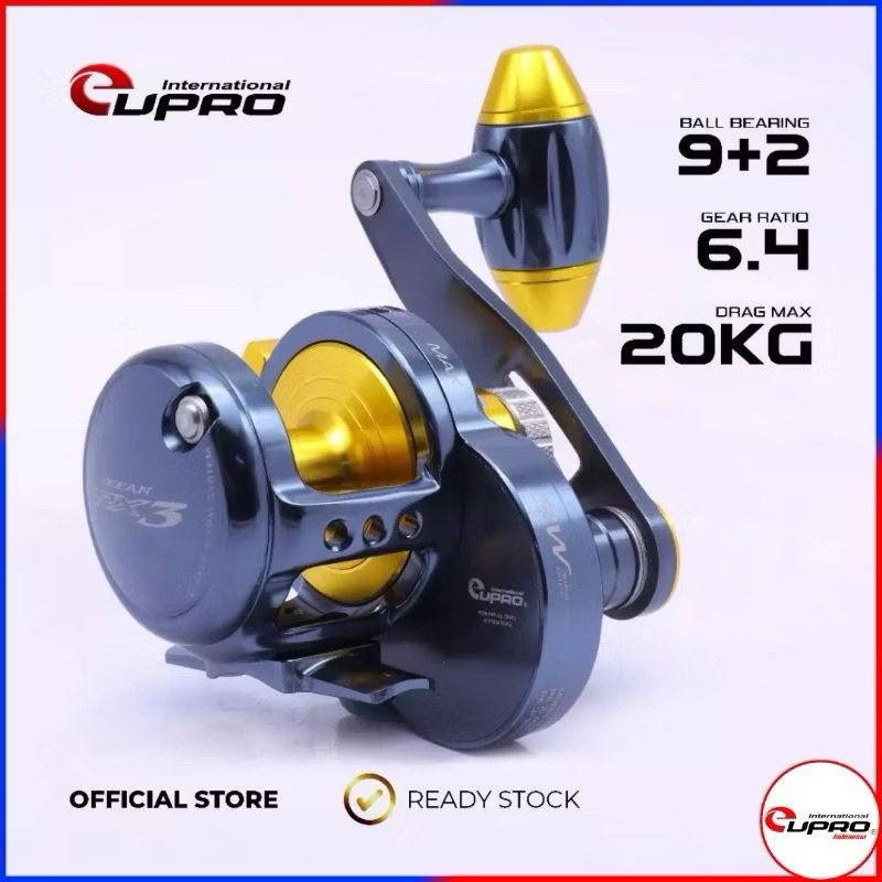 Reel Pancing Eupro Ocean RX3 9+2BB Salt Water Game | Micro Jigging | Light Jigging | Overhead